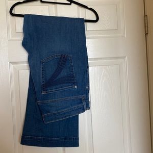 7’S FLARE JEANS. Size 34 x 30